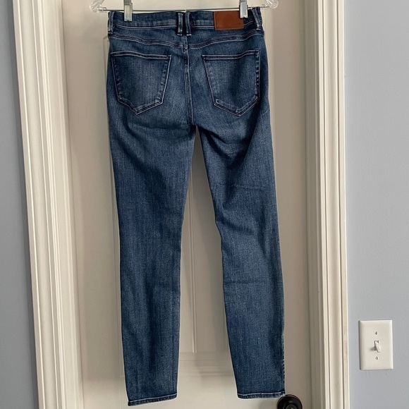 Madewell 24 ‘Skinny Skinny Ankle’ Jeans Zipper Ankles Medium Wash - Picture 3 of 10